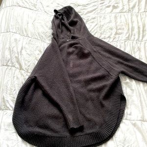 oversized gray cozy sweater